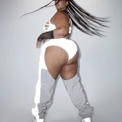 Hot & Delicious Black Bead Go Get 'Em Reflective Chaps