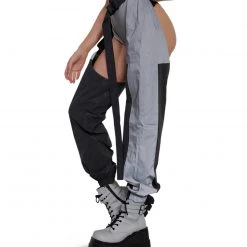 Hot & Delicious Black Bead Go Get 'Em Reflective Chaps