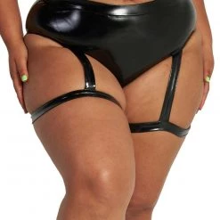 OhYes Got It Bad For Me Hi-Waisted Vinyl Bottoms Clothing