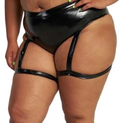 OhYes Got It Bad For Me Hi-Waisted Vinyl Bottoms Clothing