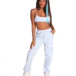 Hot & Delicious Black Bead Gotta Blast Six-Pocket Jogger Pants Clothing