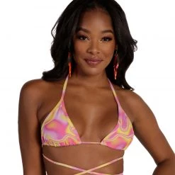 Day G Groovy As Hell Bikini Top Clothing