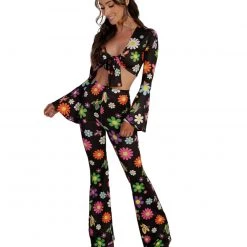 Cherry Mellow, Inc. Groovy Avenue Front-Tie Top Clothing