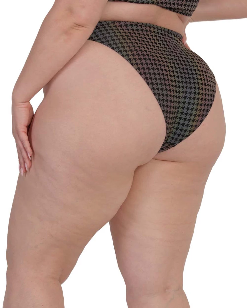 Dippin Daisies Groovy BB Reflective High Cut Booty Shorts 12 Dippin Daisies Groovy BB Reflective High Cut Booty Shorts