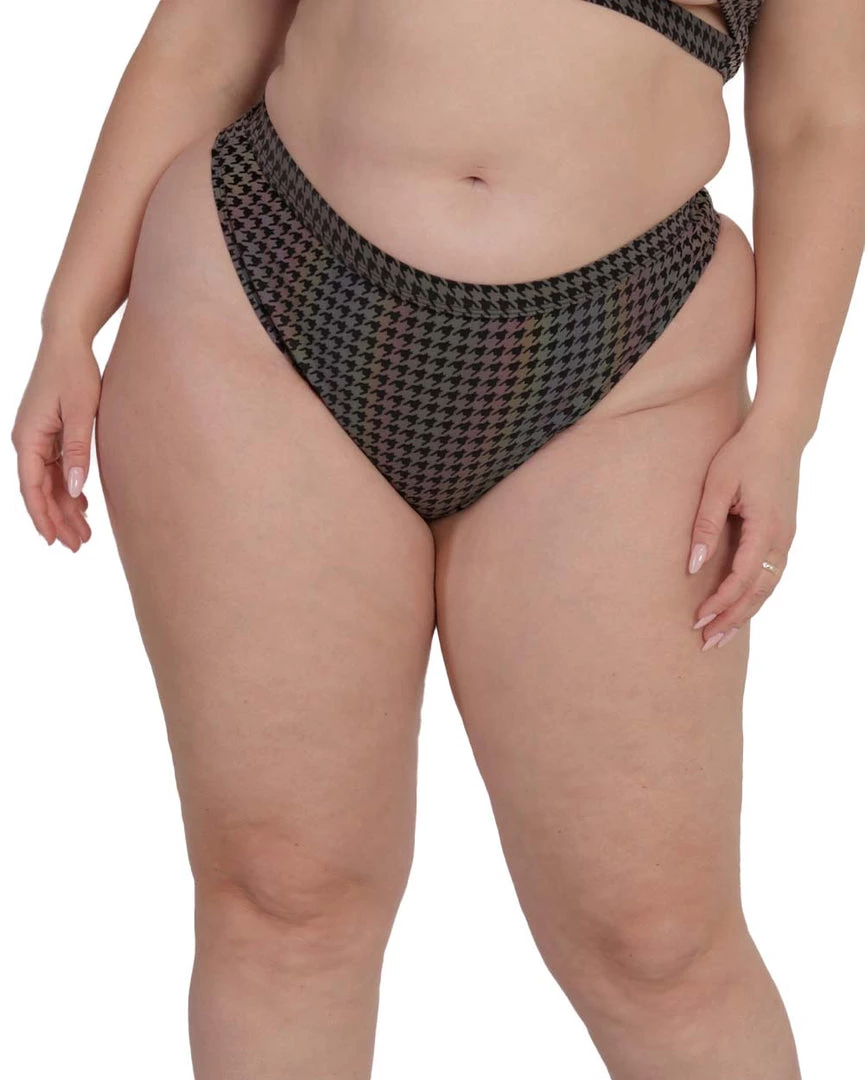 Dippin Daisies Groovy BB Reflective High Cut Booty Shorts 9 Dippin Daisies Groovy BB Reflective High Cut Booty Shorts