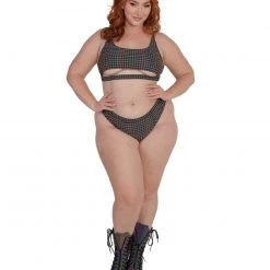 Dippin Daisies Tops Groovy BB Reflective Underboob Top