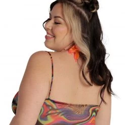 One By One Apparel Groovy Gal Crop Top