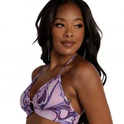 Cherry Mellow, Inc. Groovy Hearts O-Ring Halter Top Tops 16 Cherry Mellow, Inc. Groovy Hearts O-Ring Halter Top Tops