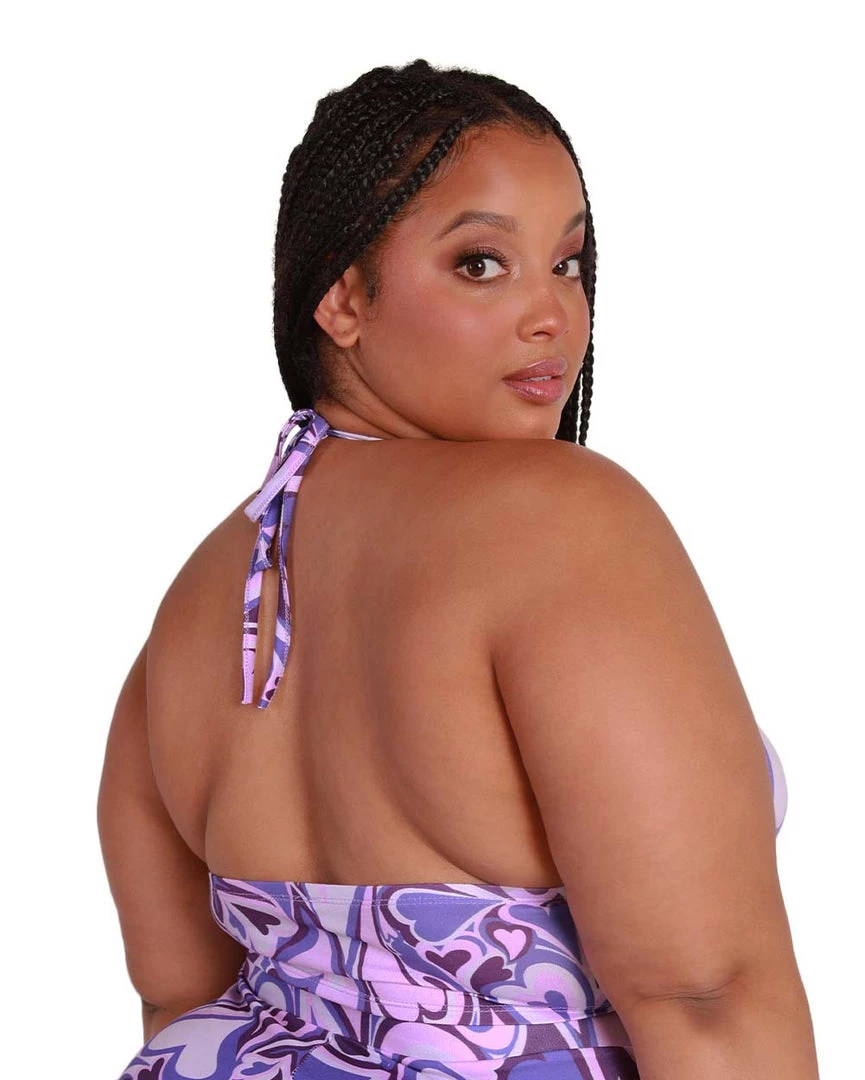 Cherry Mellow, Inc. Groovy Hearts O-Ring Halter Top Tops 13 Cherry Mellow, Inc. Groovy Hearts O-Ring Halter Top Tops