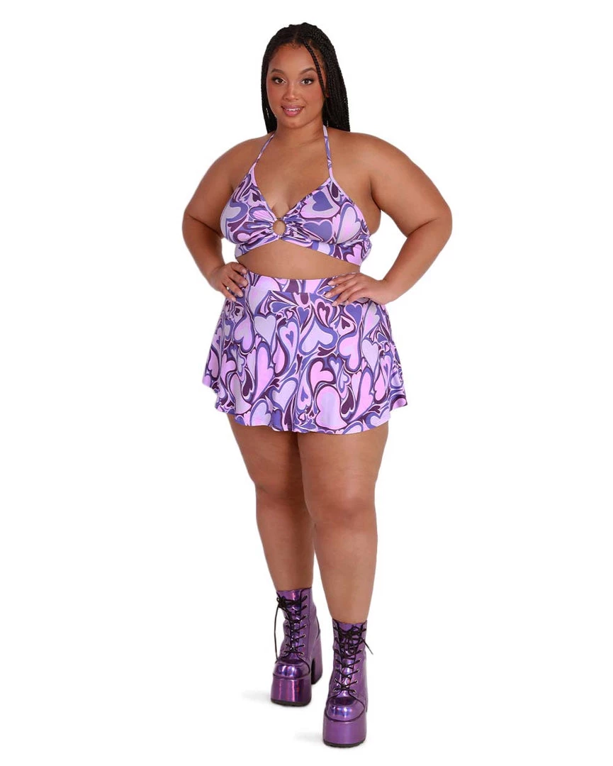 Cherry Mellow, Inc. Groovy Hearts O-Ring Halter Top Tops 11 Cherry Mellow, Inc. Groovy Hearts O-Ring Halter Top Tops