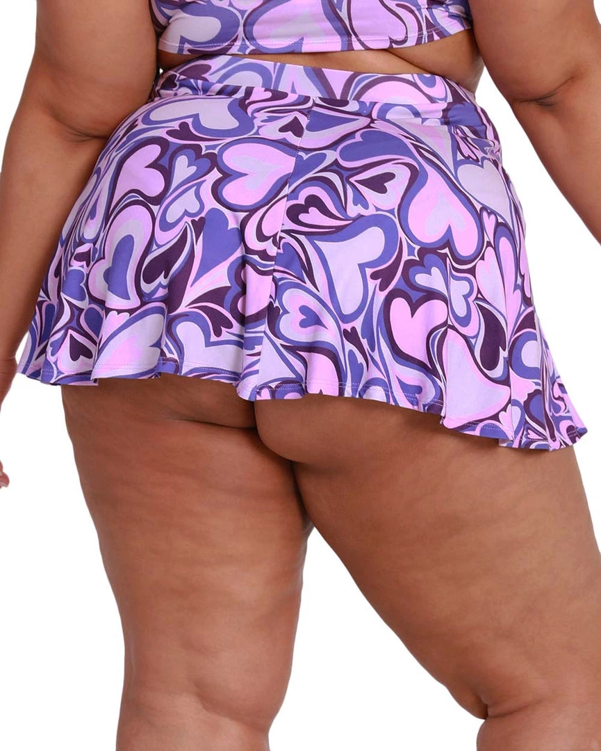 Cherry Mellow, Inc. Bottoms Groovy Hearts Skater Skirt 12 Cherry Mellow, Inc. Bottoms Groovy Hearts Skater Skirt
