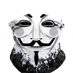 INTO THE AM Guy Fawkes Seamless Mask Bandana Masks & Bandanas