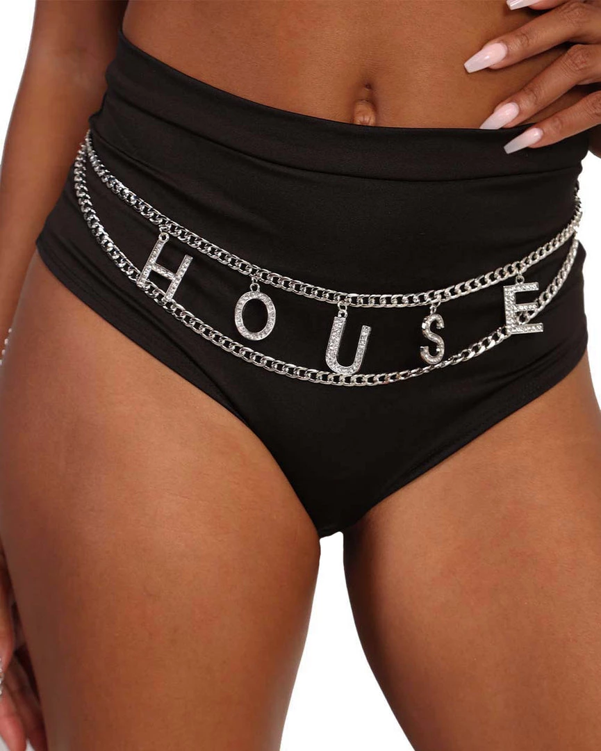 Fame Accessories HOUSE Layered Belly Chain 3 Fame Accessories HOUSE Layered Belly Chain