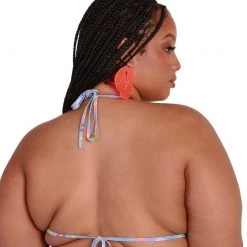 OhYes Tops Happy Blossoms Halter Bikini Top