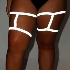 Andrew - Agent Trending Now Harness Leg Garters - Reflective