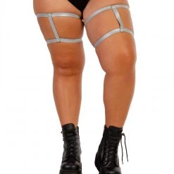 Andrew - Agent Trending Now Harness Leg Garters - Reflective