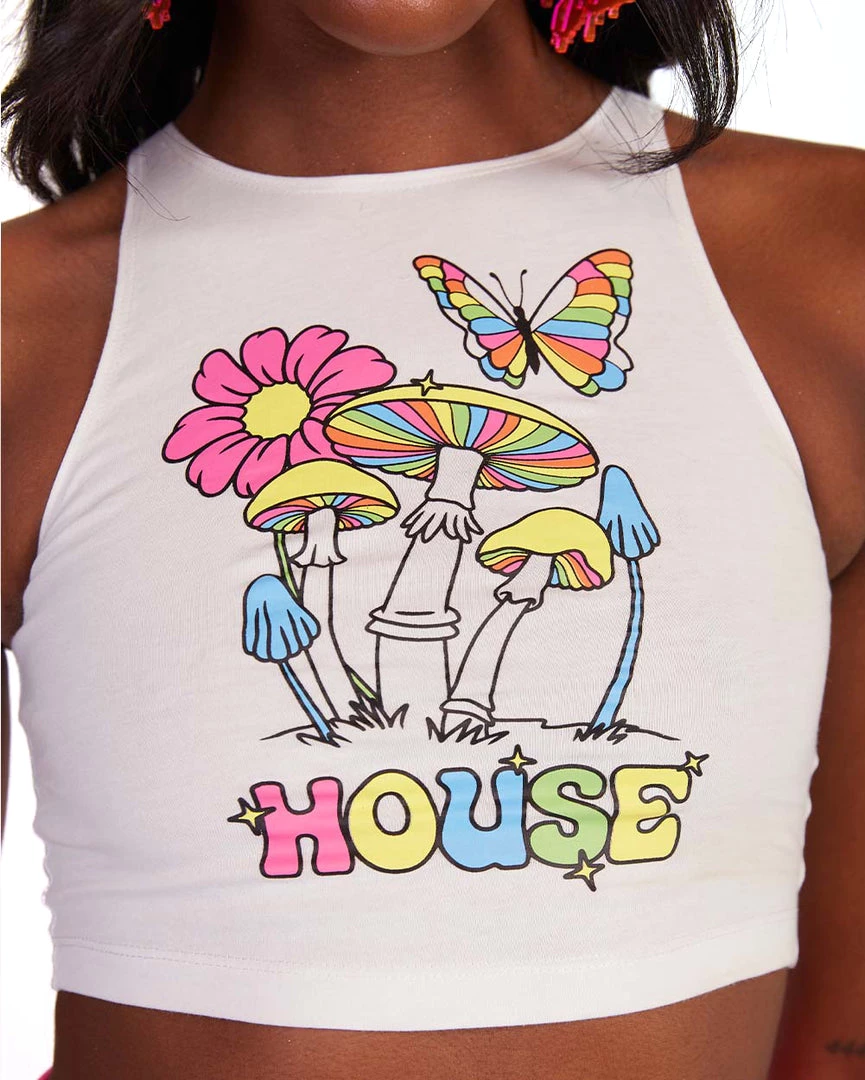OhYes Clothing Hazy House Halter Tank Top 4 OhYes Clothing Hazy House Halter Tank Top