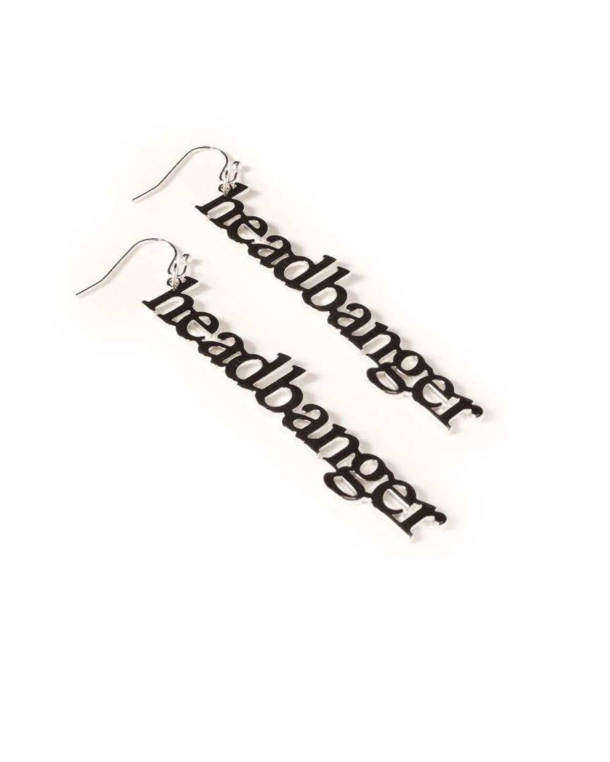 Fame Accessories Headbanger Drop Earrings 3 Fame Accessories Headbanger Drop Earrings