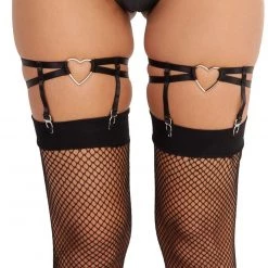 Leg Avenue Accessories Heart Garter Suspenders