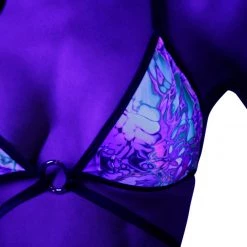 HoneiiBeth Liquid Acid Triangle Top Clothing