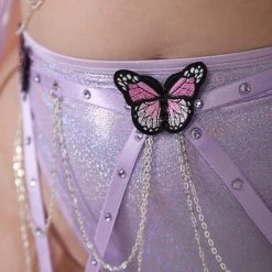 HoneiiBeth X IHeartRaves Holly Blue Butterfly Garter Belt Dresses & Sets 18 HoneiiBeth X IHeartRaves Holly Blue Butterfly Garter Belt Dresses & Sets