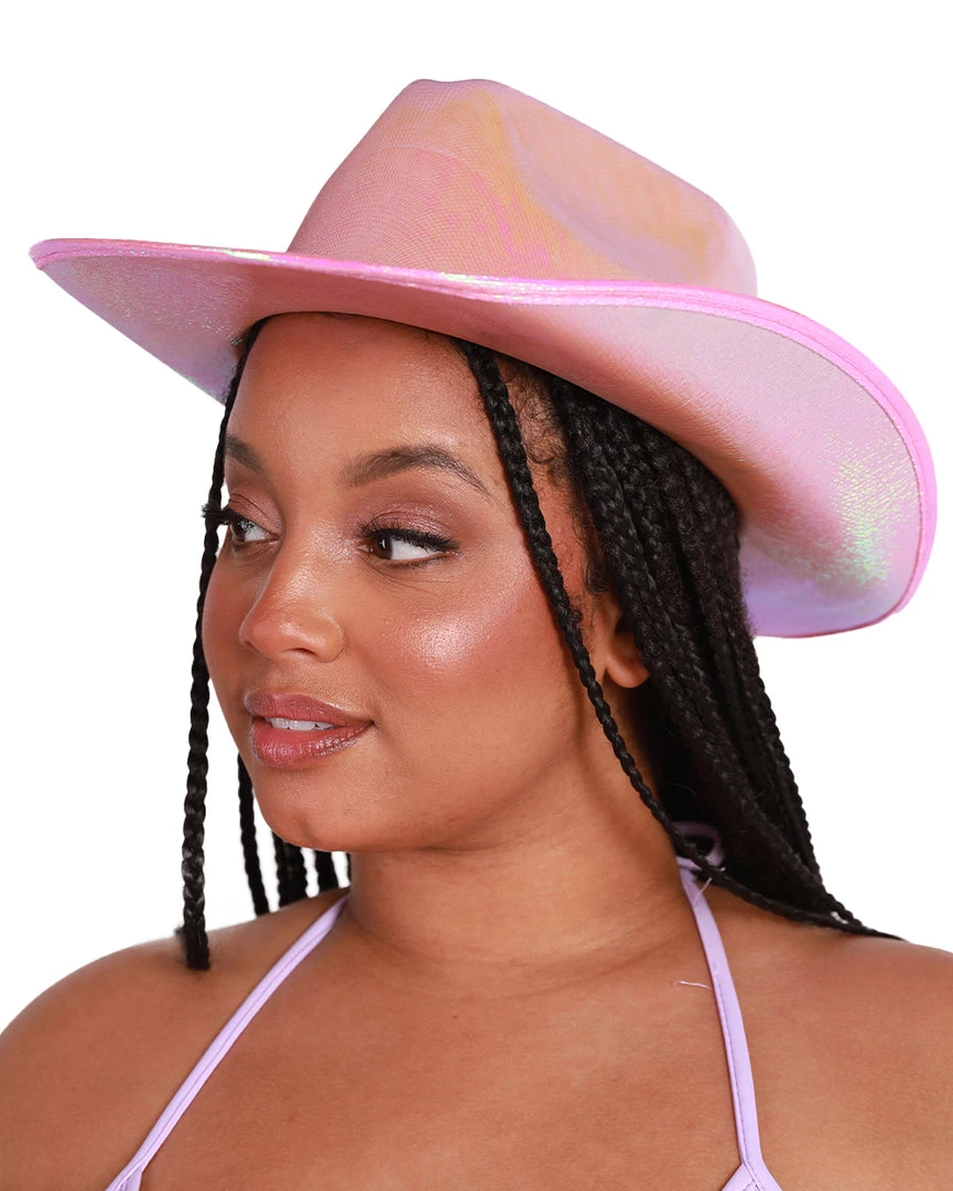 Western Fashion New Arrivals Hot Girl Thang Iridescent Cowgirl Hat 3 Western Fashion New Arrivals Hot Girl Thang Iridescent Cowgirl Hat