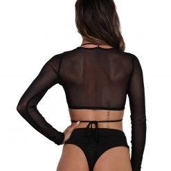 OhYes House Bunny Lace Up Top