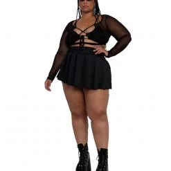 OhYes House Bunny Lace Up Top