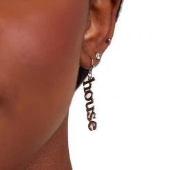 Fame Accessories House Music Drop Earrings