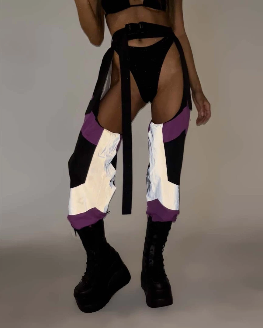 Hot & Delicious Black Bead Cue The Applause Speed Clasp Chaps 8 Hot & Delicious Black Bead Cue The Applause Speed Clasp Chaps