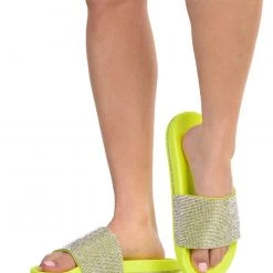 Legend Footwear Icy Girl Rhinestone Slides Shoes 8 Legend Footwear Icy Girl Rhinestone Slides Shoes