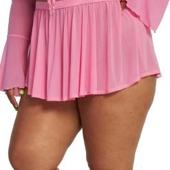 OhYes Infinite Daze Mesh Mini Skirt
