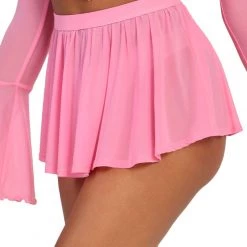 OhYes Infinite Daze Mesh Mini Skirt