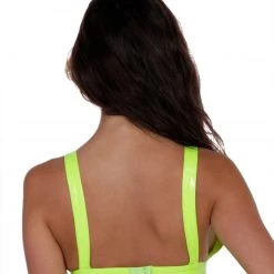 OhYes It's My World Vinyl Crop Top