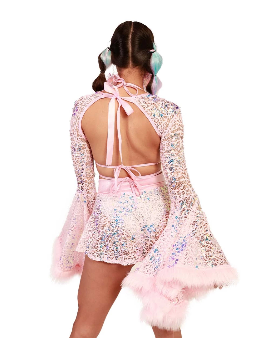 J. Valentine Slice Of Heaven Sequin Ultra Crop Top Clothing 12 J. Valentine Slice Of Heaven Sequin Ultra Crop Top Clothing