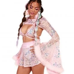 J. Valentine Slice Of Heaven Sequin Ultra Crop Top Clothing 21 J. Valentine Slice Of Heaven Sequin Ultra Crop Top Clothing