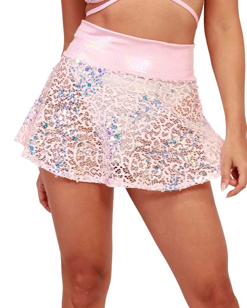 J. Valentine X IHR Slice Of Heaven Sequin Skirt 8 J. Valentine X IHR Slice Of Heaven Sequin Skirt