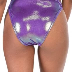 J. Valentine Purple Haze High Cut Booty Shorts