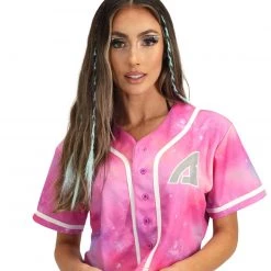 University Customs Jauz X IHR Reflective Galaxy Cropped Jersey