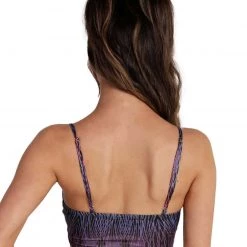 Cherry Mellow, Inc. Kaleidoscope Ripples Speed Clasp Crop Top Clothing