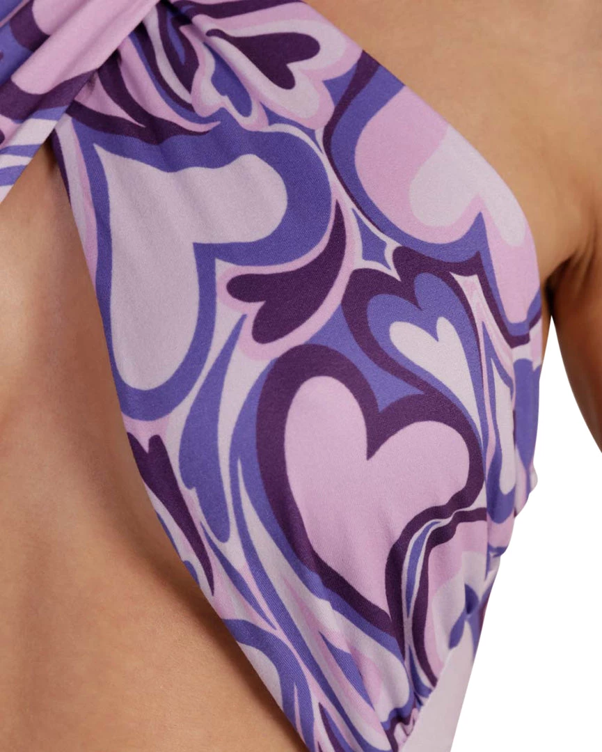 Cherry Mellow, Inc. Clothing Groovy Hearts Halter Bodysuit 4 Cherry Mellow, Inc. Clothing Groovy Hearts Halter Bodysuit