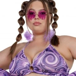 Cherry Mellow, Inc. Kaleidoscopic Kween O-Ring Halter Top 19 Cherry Mellow, Inc. Kaleidoscopic Kween O-Ring Halter Top