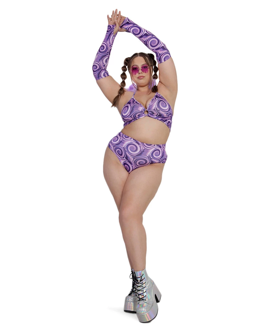 Cherry Mellow, Inc. Kaleidoscopic Kween O-Ring Halter Top 11 Cherry Mellow, Inc. Kaleidoscopic Kween O-Ring Halter Top