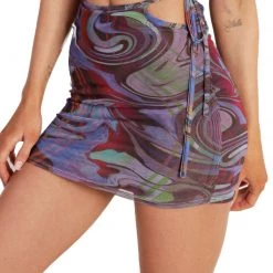 Hot & Delicious Black Bead Kaleidoscopic Thrillz Mini Skirt 11 Hot & Delicious Black Bead Kaleidoscopic Thrillz Mini Skirt