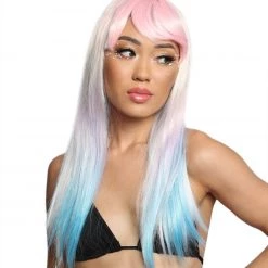 Leg Avenue Accessories Kandi Baby Pastel Ombre Tinsel Wig 7 Leg Avenue Accessories Kandi Baby Pastel Ombre Tinsel Wig