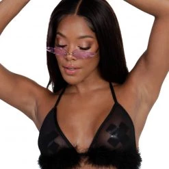 OhYes Keepin' It Cute & Fluffy Triangle Top