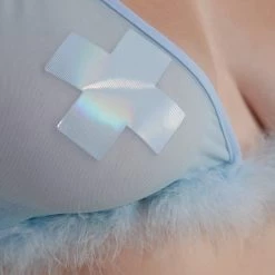 OhYes Keepin' It Cute & Fluffy Triangle Top