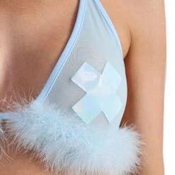 OhYes Keepin' It Cute & Fluffy Triangle Top