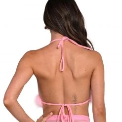 OhYes Keepin' It Cute & Fluffy Triangle Top