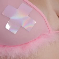 OhYes Keepin' It Cute & Fluffy Triangle Top